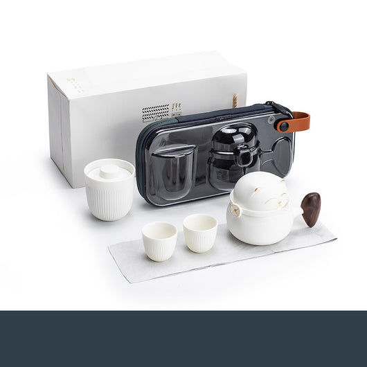 Juego de Té Portátil con Bolsa - Tetera de Cerámica para Viajes - Image 6