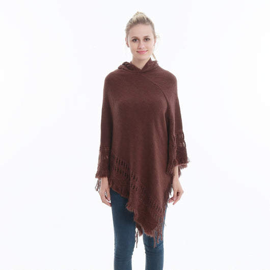 Capa Tejida con Capucha para Otoño e Invierno - Image 8