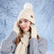 Gorro de Lana Tejido Estilo Coreano para Mujer - Diseño Moderno e Invierno