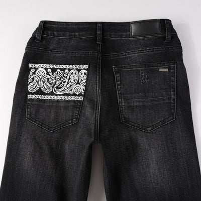 Jeans Slim Ajustado con Detalles Rotos - Image 20