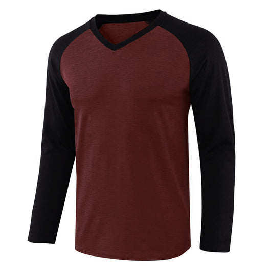 Playera Raglan de Manga Larga con Contraste para Hombre - Image 7