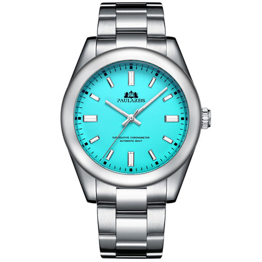 Reloj Automático de Acero con Esfera Luminosa - Image 9