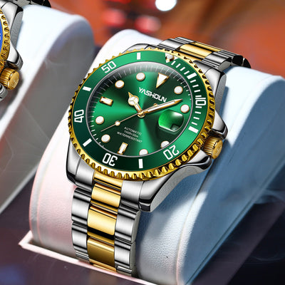 Reloj Mecánico con Pulsera de Acero
