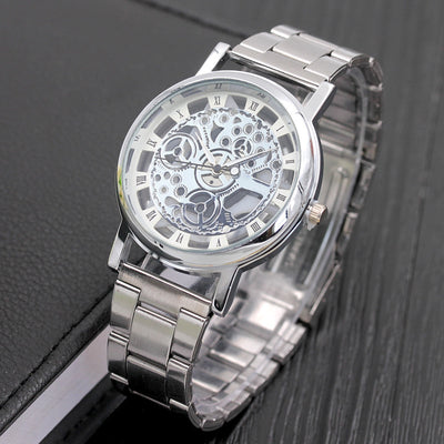 Reloj de Hombre Hueco de Aleación con Movimiento de Cuarzo - Diseño Moderno - Image 8