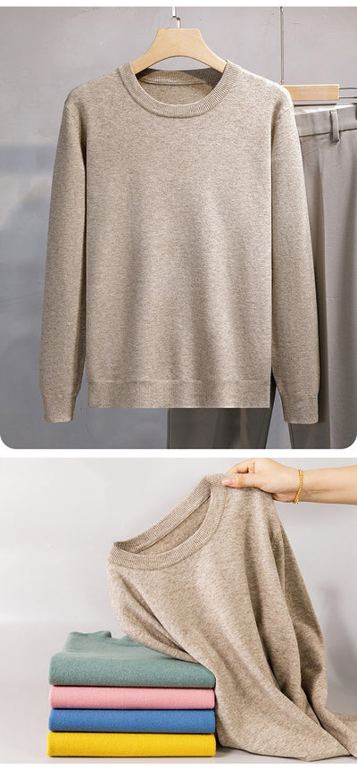 Suéter Holgado Oversized Cuello Redondo para Hombre - Image 26