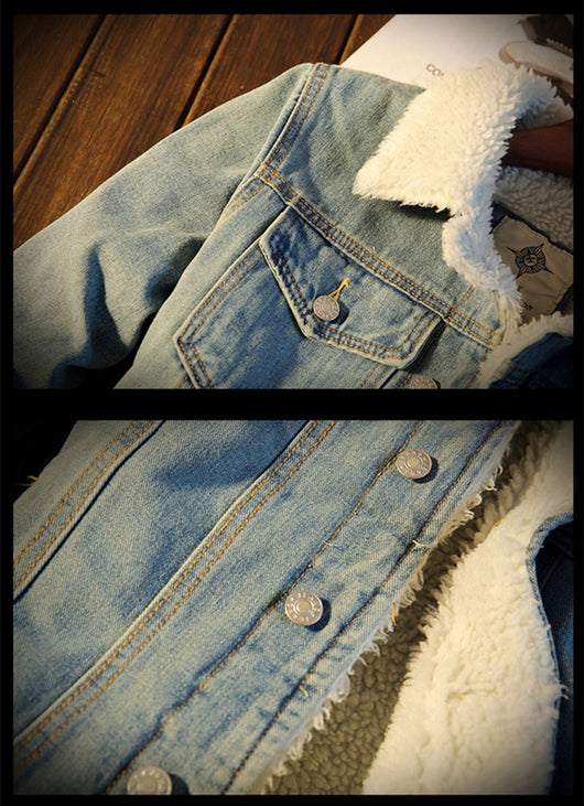 Abrigo Denim Forrado en Fleece para Hombre - Edición Invierno - Image 17