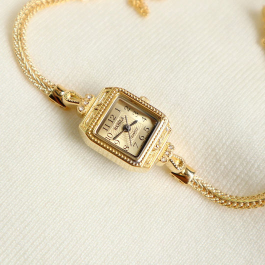 Reloj de Pulsera Cuadrado Retro Elegante con Banda Fina - Image 6