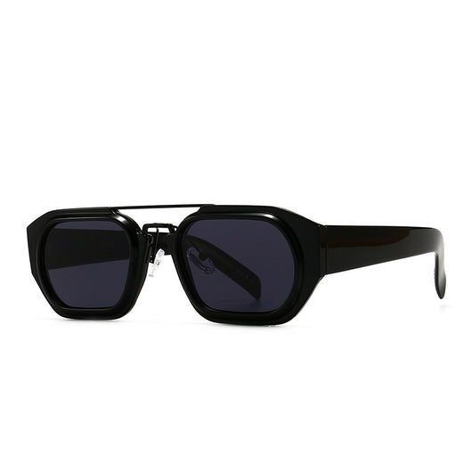 Gafas de Sol Cuadradas Retro Moderno con Marco Angosto - Image 3