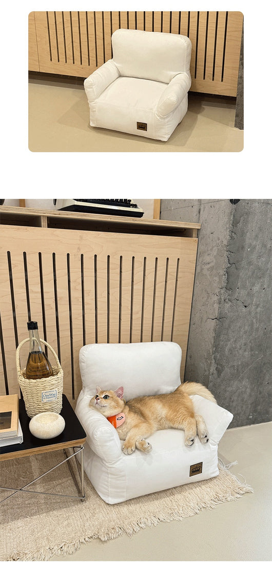 Cama Sofá para Mascotas con Diseño Acogedor - Lavable y Transpirable - Image 39