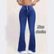Leggings Acampanados con Estampa Digital y Efecto Denim