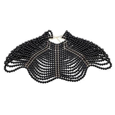 Cadena Corporal de Perlas Estilo Chal para Mujer - Image 4