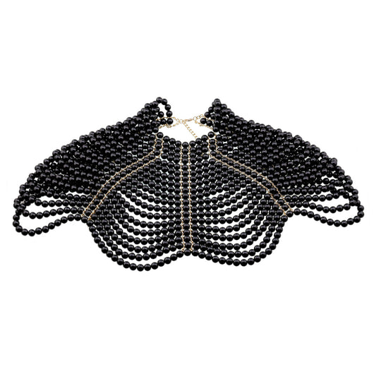 Cadena Corporal de Perlas Estilo Chal para Mujer - Image 4