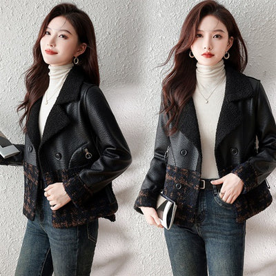 Abrigo de Piel Sintética Talla Grande Suelto para Invierno Mujer - Image 2