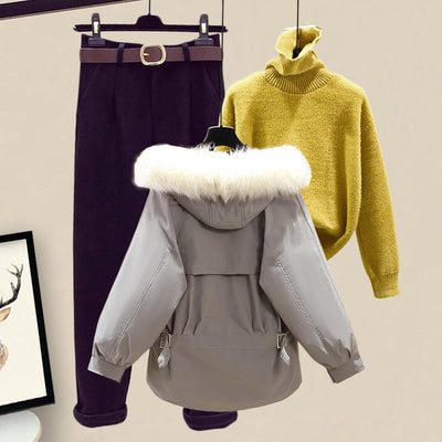 Conjunto de Sudadera Acolchada de Algodón para Mujer - Image 21