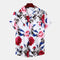 Camisa Casual de Playa para Hombre - Manga Corta Estilo Vacaciones
