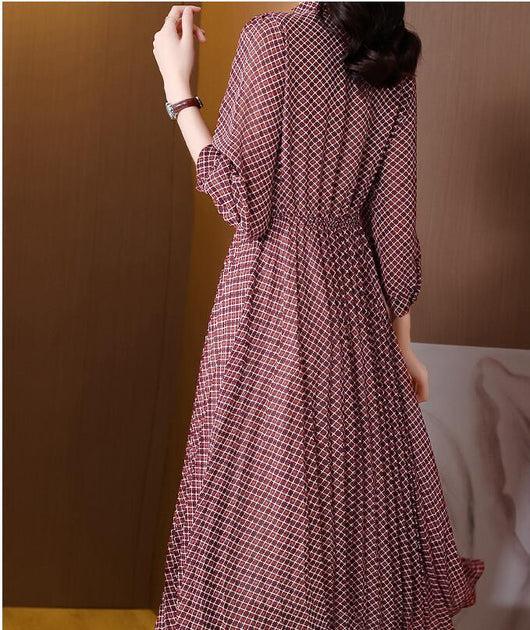 Vestido Floral de Gasa para Mujer - Elegancia y Comodidad - Image 8