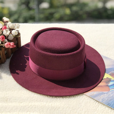 Sombrero de Fieltro de Lana para Otoño e Invierno - Image 11
