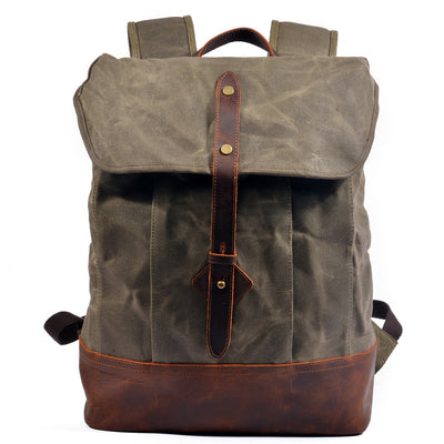Mochila Impermeable de Lona Resistente para Hombre - Image 8