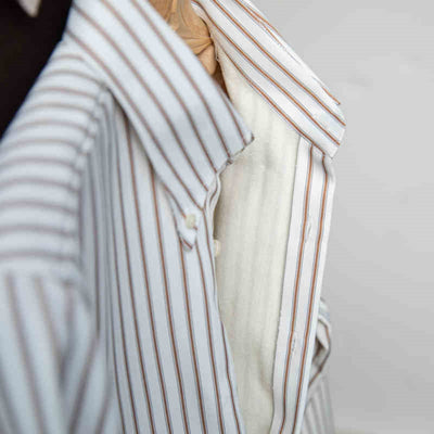 Camisa Casual de Rayas Italianas Manga Larga - Image 3