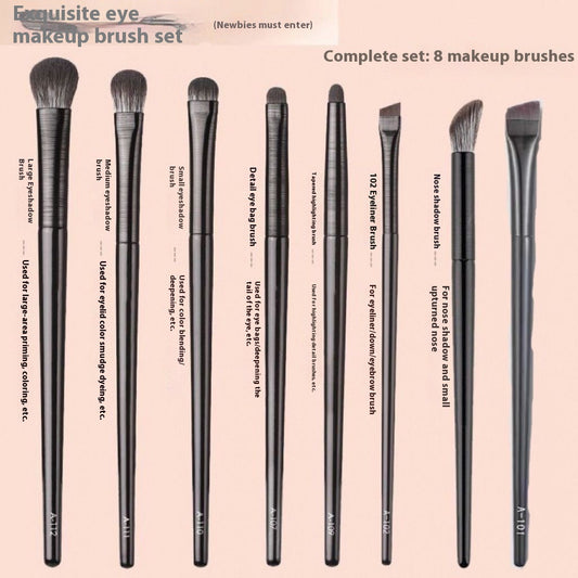 Set de 6 Brochas de Maquillaje Profesional - Sombra, Delineador y Corrector - Image 2