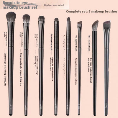 Set de 6 Brochas de Maquillaje Profesional - Sombra, Delineador y Corrector - Image 2