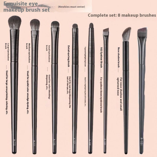 Set de 6 Brochas de Maquillaje Profesional - Sombra, Delineador y Corrector - Image 2