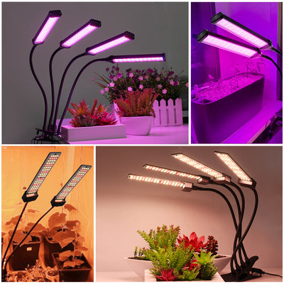 Luz LED de Crecimiento Rojo-Azul con USB, Temporizador y Atenuación para Plantas de Interior - Image 4
