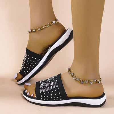 Pantuflas Plataforma Ligeras con Letras Brillantes Hot Diamond - Image 12