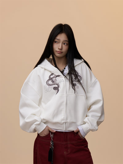 Sudadera Estampada con Capucha Retro para Mujer - Image 22