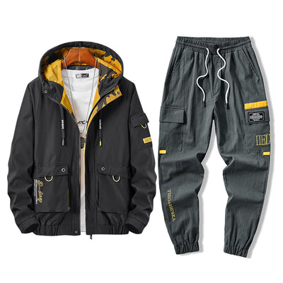 Conjunto de Trabajo Casual: Chaqueta y Pantalones Dos Piezas - Image 6