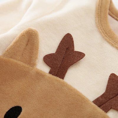 Pijama Navideño Cervatillo Bebé Grueso y Acogedor - Image 11