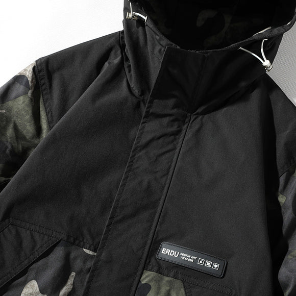 Abrigo Hoodie Hombre Estilo Coreano Oversize