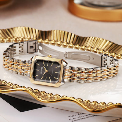 Reloj de Cuarzo Personalizado Elegante con Esfera Estilo Meridiano y Correa de Acero - Image 13