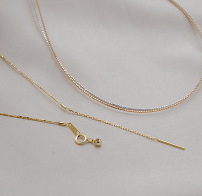Cadena Ajustable de Oro 18K para Collares - Accesorio DIY Premium - Image 10