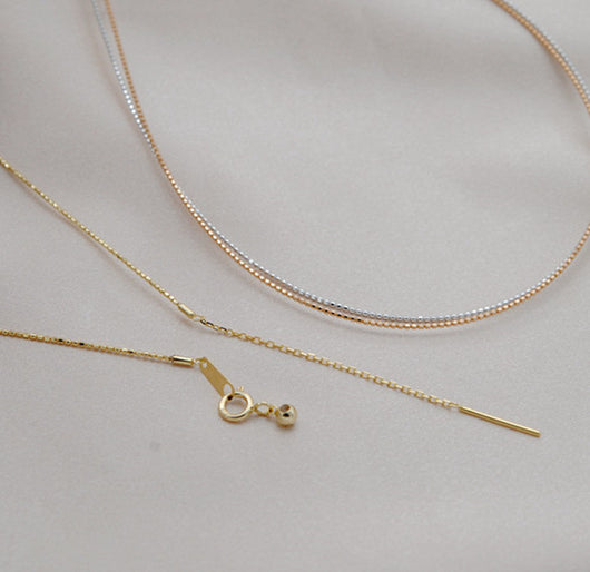 Cadena Ajustable de Oro 18K para Collares - Accesorio DIY Premium - Image 10
