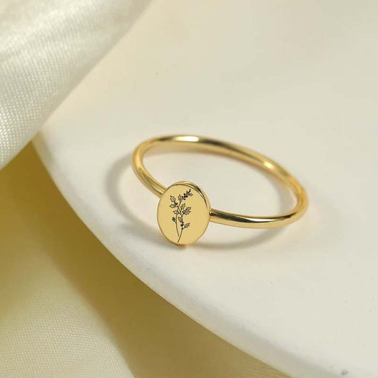 Anillo de Flores Talladas para Cumpleaños - Image 12