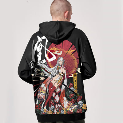 Hoodie Kimura Sanshe Li Bai con Estampado Artístico - Image 8