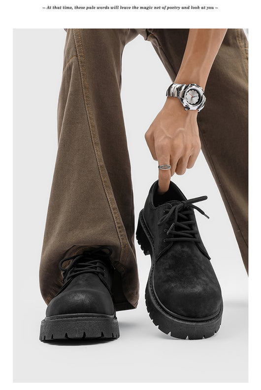 Botas de Trabajo Retro Bajas para Hombre - Invierno - Image 15