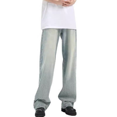 Pantalón Retro Holgado Casual Azul - Image 5