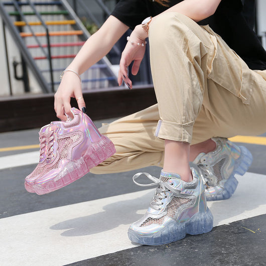 Zapatillas Deportivas Frozen Shoes Plataforma Mesh Transpirables - Image 9