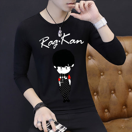 Camisa de Manga Larga Otoño Estilo Coreano para Hombre - Image 8