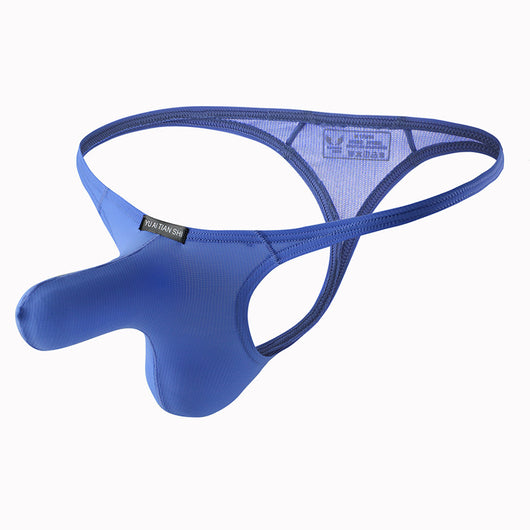 Tanga Masculina de Seda de Hielo con Trompa de Elefante y Cintura Baja - Image 5