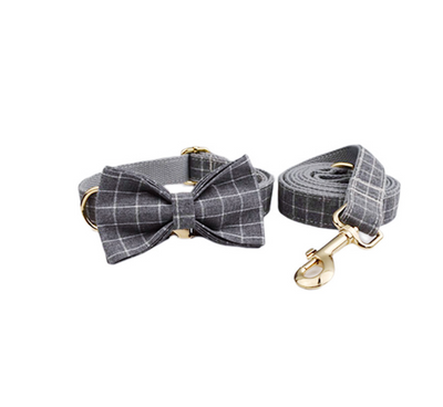 Collar de Mascota en Terciopelo con Cuerda de Tracción - Image 18