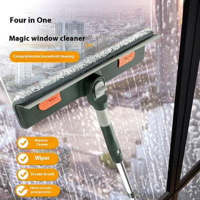 Limpiador de Ventanas con Varilla Extensible y Cuchilla Ajustable - Image 2