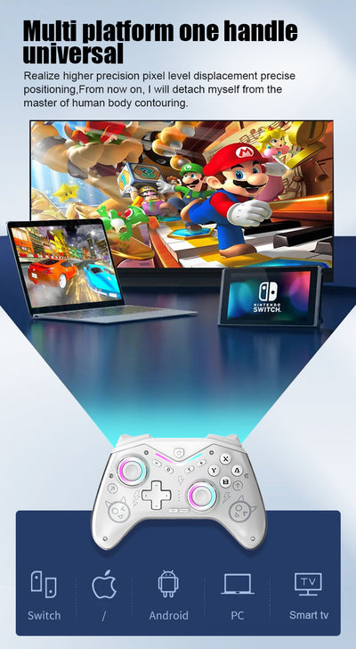 Control Gamer NS Personalizable con Bluetooth Programable - Image 15