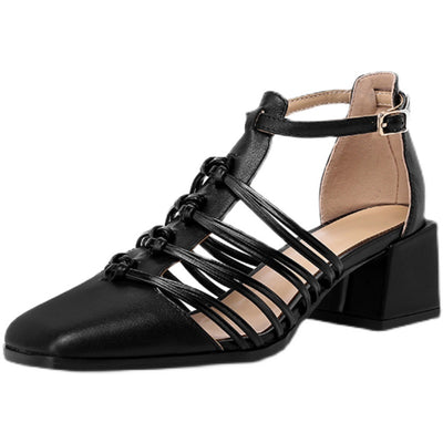 Sandalias Romanas con Punta Abierta - Estilo y Personalidad - Image 2