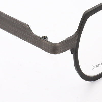 Marcos de Gafas Ultraligeros de Titanio Puro Estilo Retro - Image 4