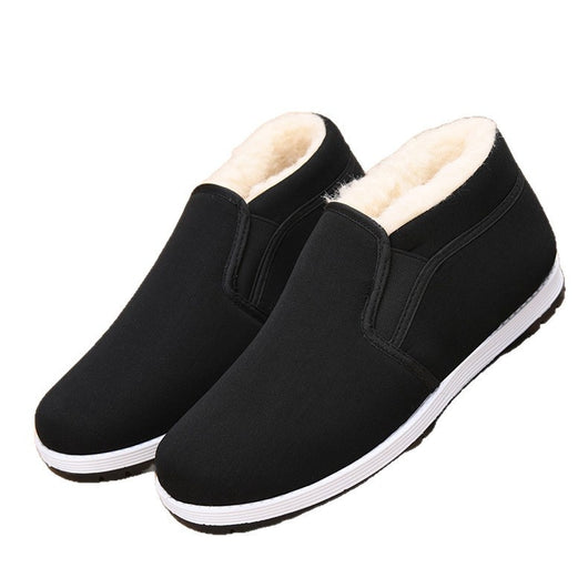 Botas Altas de Tela para Hombre con Plantillas de Lana Acolchada - Image 5