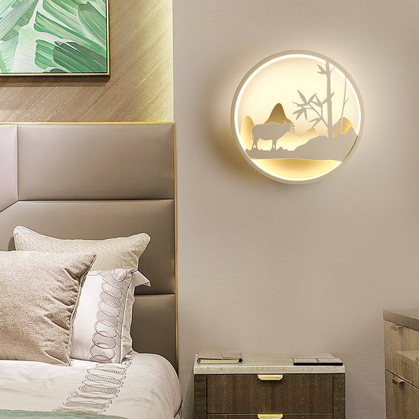 Lámpara de Pared Minimalista para Mesita de Noche