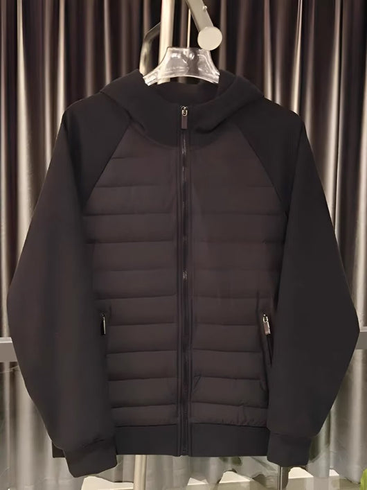 Chaqueta Acolchada Ligera con Capucha de Plumón para Hombre - Image 6